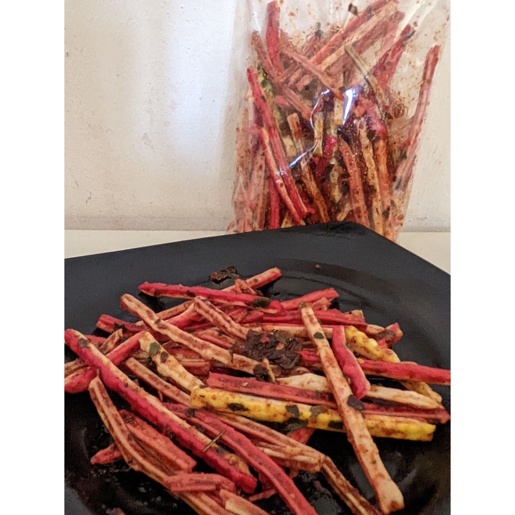 

Seblak krupuk jaat / seblak krupuk beton pedas daun jeruk 250gr