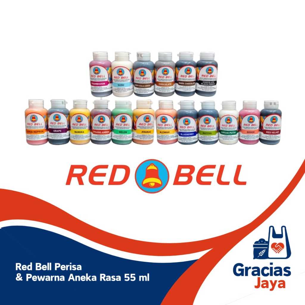 

Red Bell Perisa Pasta Aneka Varian 55ml