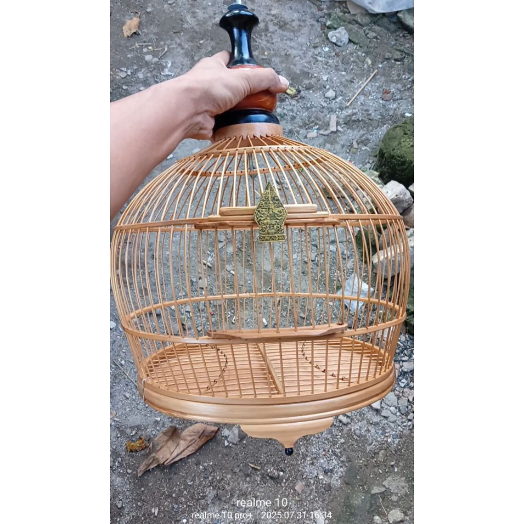 sangkar perkutut model bawang