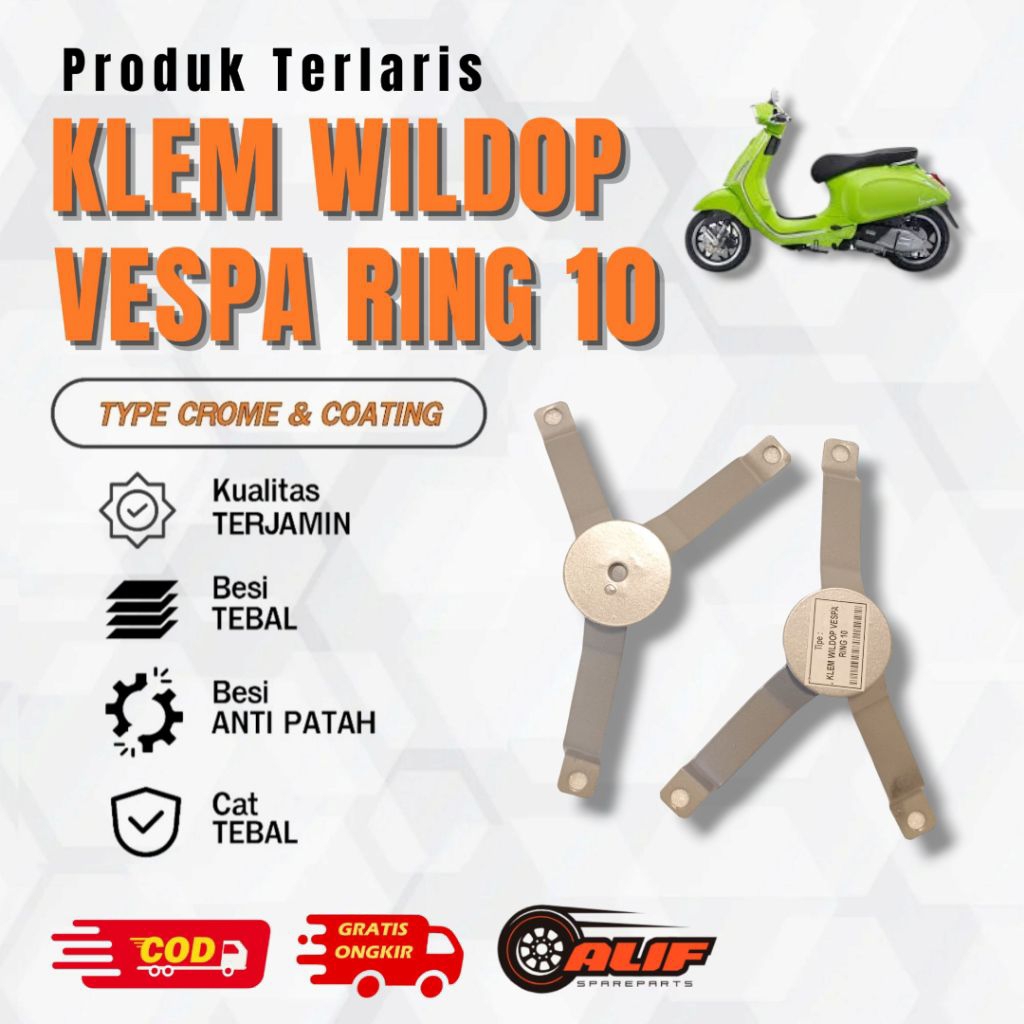KLEM WILDOP VESPA RING 10 / 1 SET