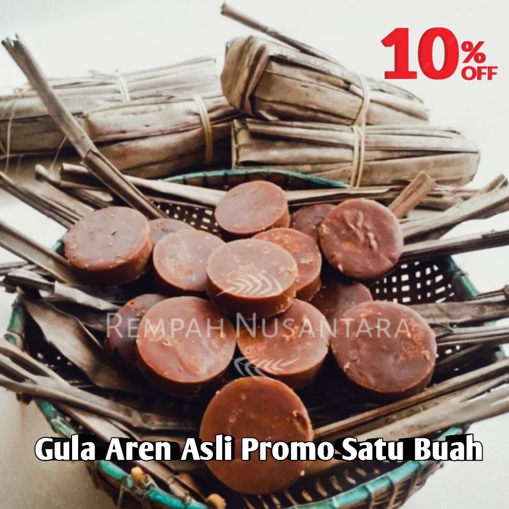 

Gula Aren Asli 100% | Promo Satuan Organik Air Nira Kawung | Manis Alami | Tanpa Pengawet