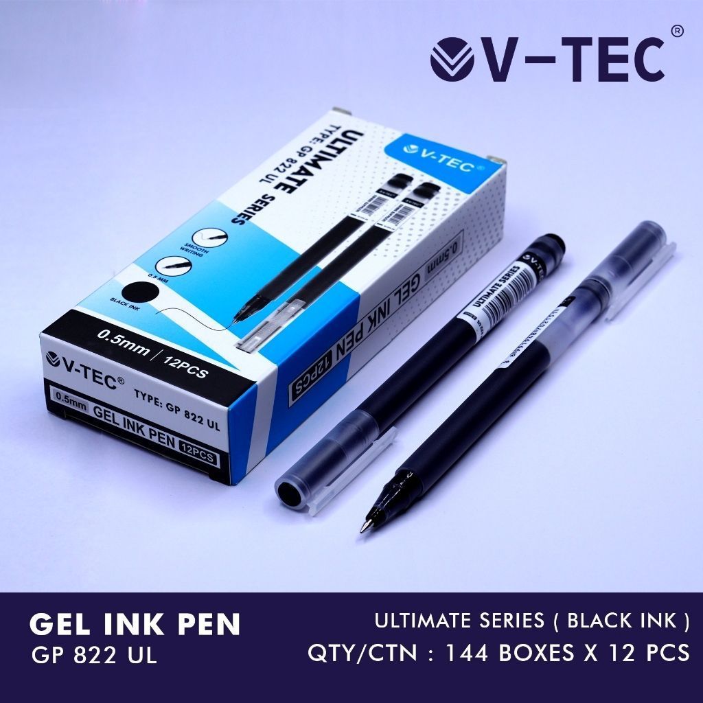 

Pulpen Gel GP 822 UL 0.5mm – Big Capacity Gel Pen Warna Hitam Harga Grosir Bisa Cod