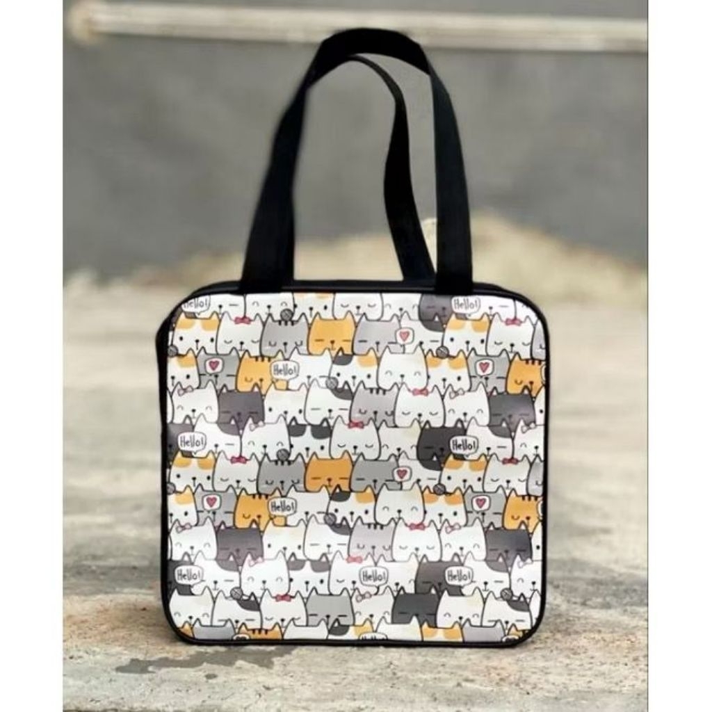 Tas Bekal Makanan Sean | Lunch Bag Pria Wanita Anti Bocor & Thermal | Tas Bekal Kekinian Praktis