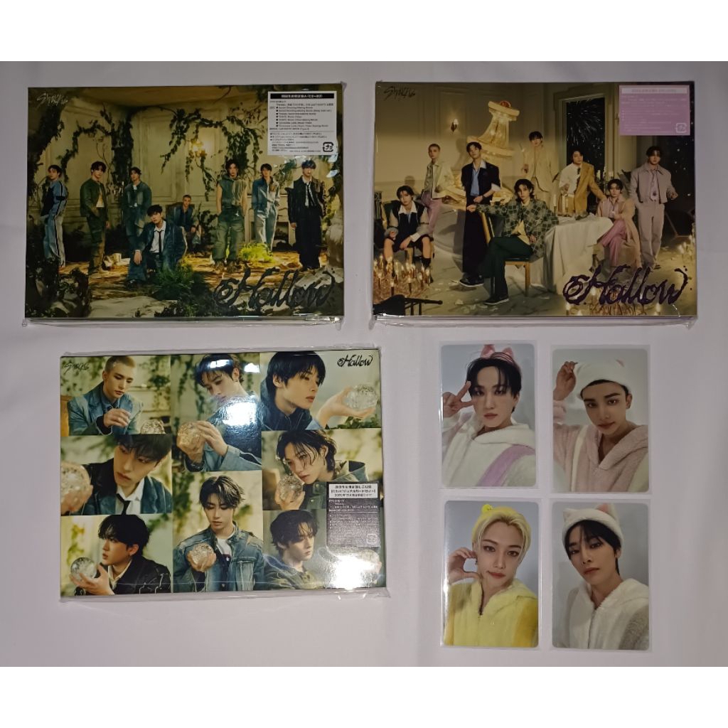 WTS Album Limited A, Limited B Hollow Stray kids sealed Pob Skzoo ds