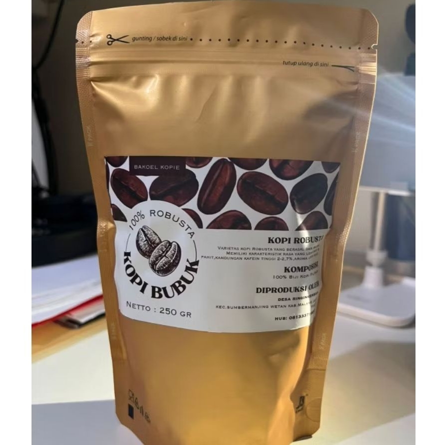 

KOPI BUBUK ROBUSTA MURNI TANPA CAMPURAN 100%