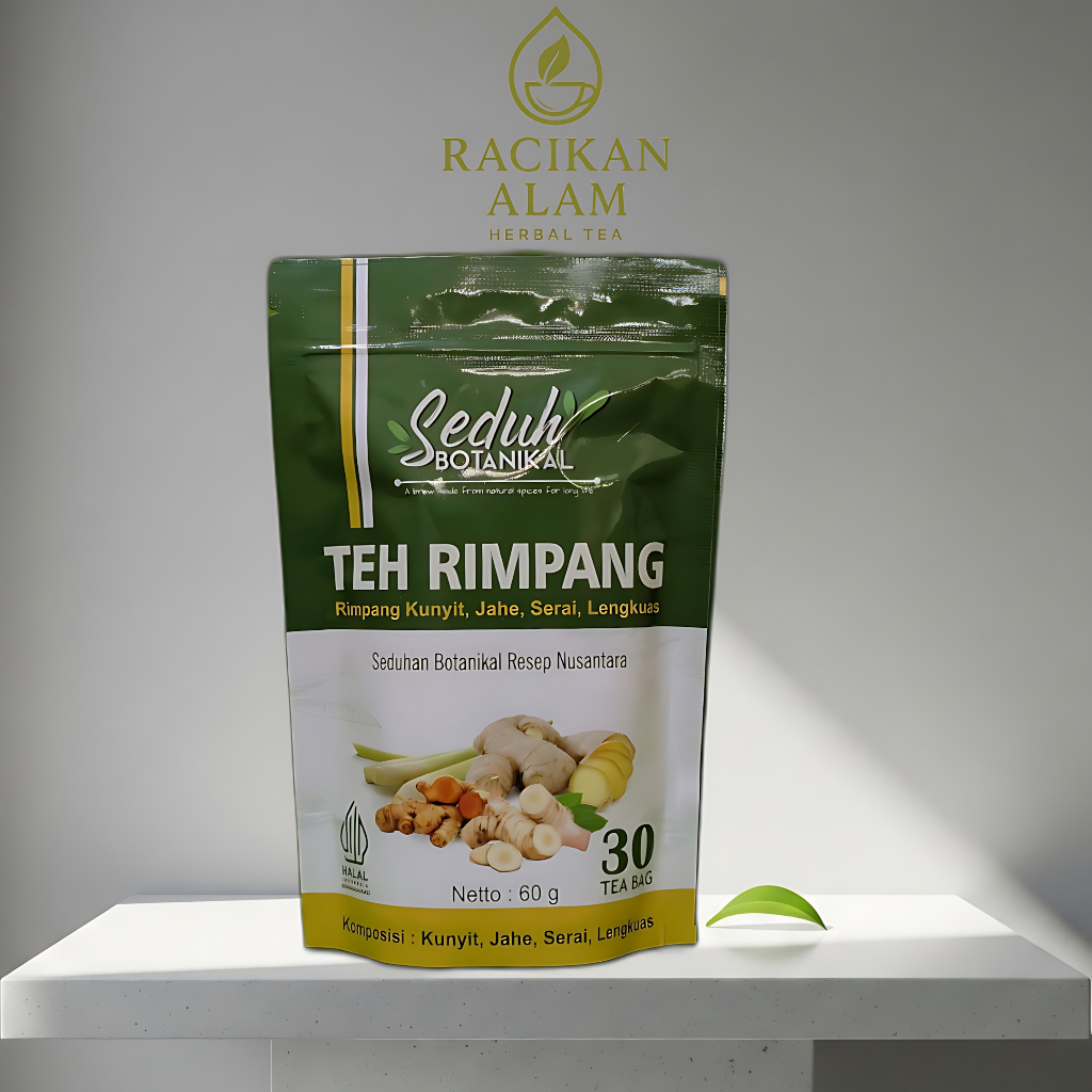 

Teh Herbal Seduh Botanikal Teh Rempah Tradisional – Teh Rimpang – Jaga Imunitas (30 Tea Bag / 60g)