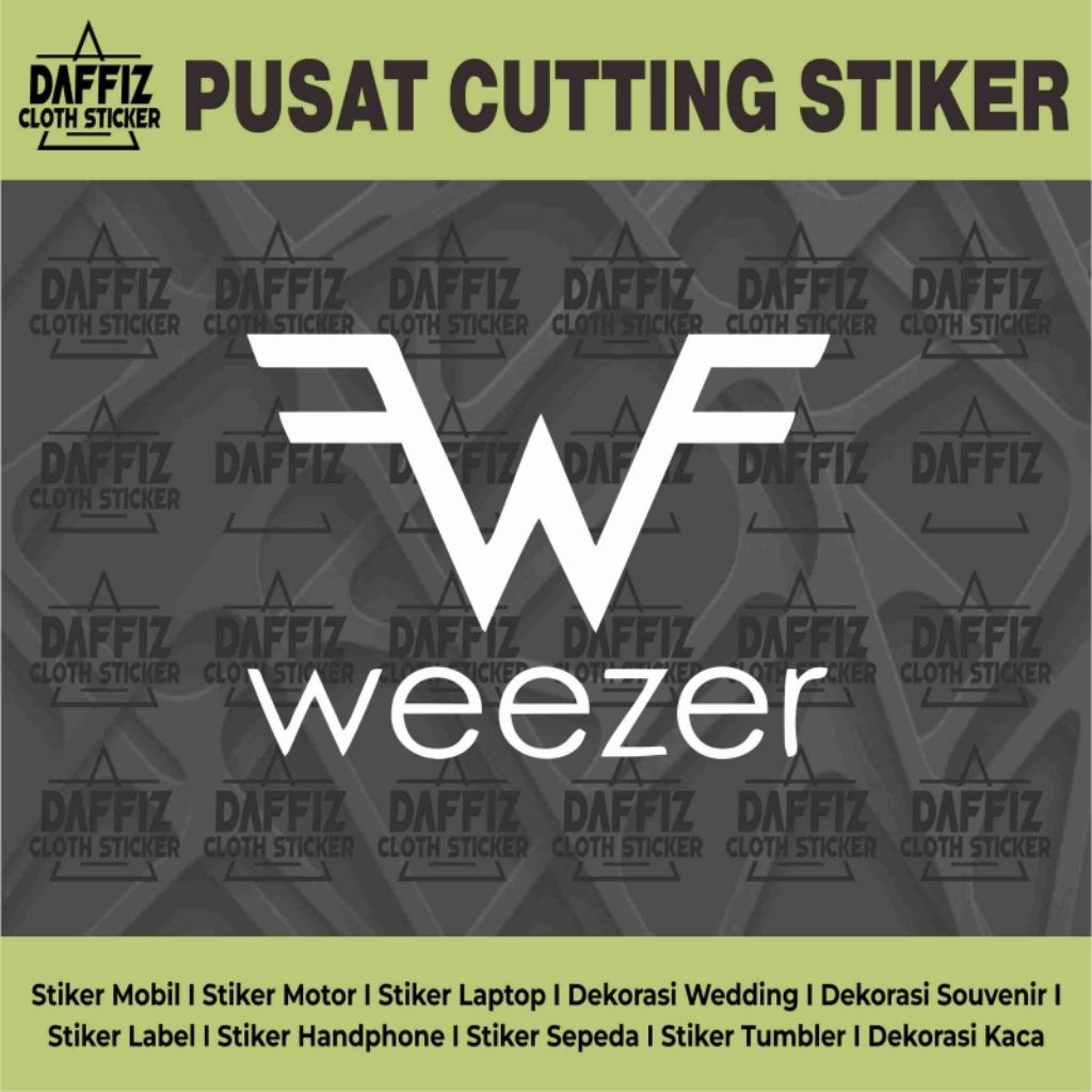 

STICKER CUTTING WEEZER
