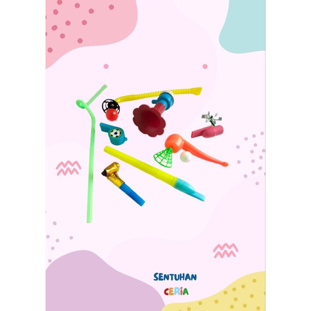 Mainan Peluit Terapi Wicara – Mainan Sensori Anak Lengkap & Seru - paket sensori anak - mainan terap