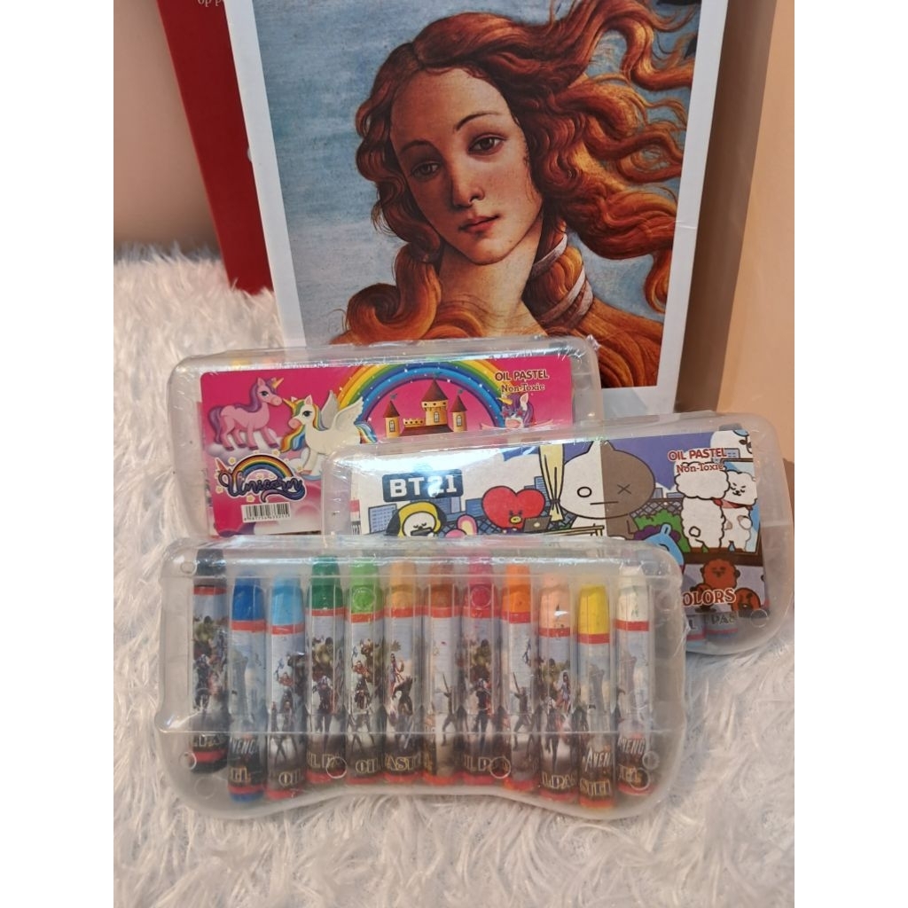 

Crayon Besar 12 Warna / Oil Pastel / Krayon Set Murah Anak Anak Lucu / Crayon