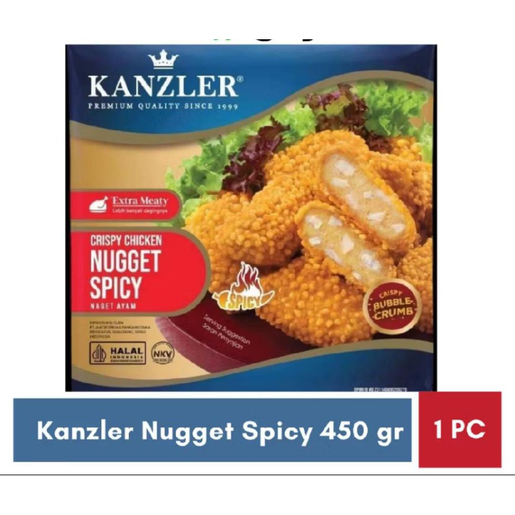 

Chicken Nugget Crispy Kanzler 450 gr