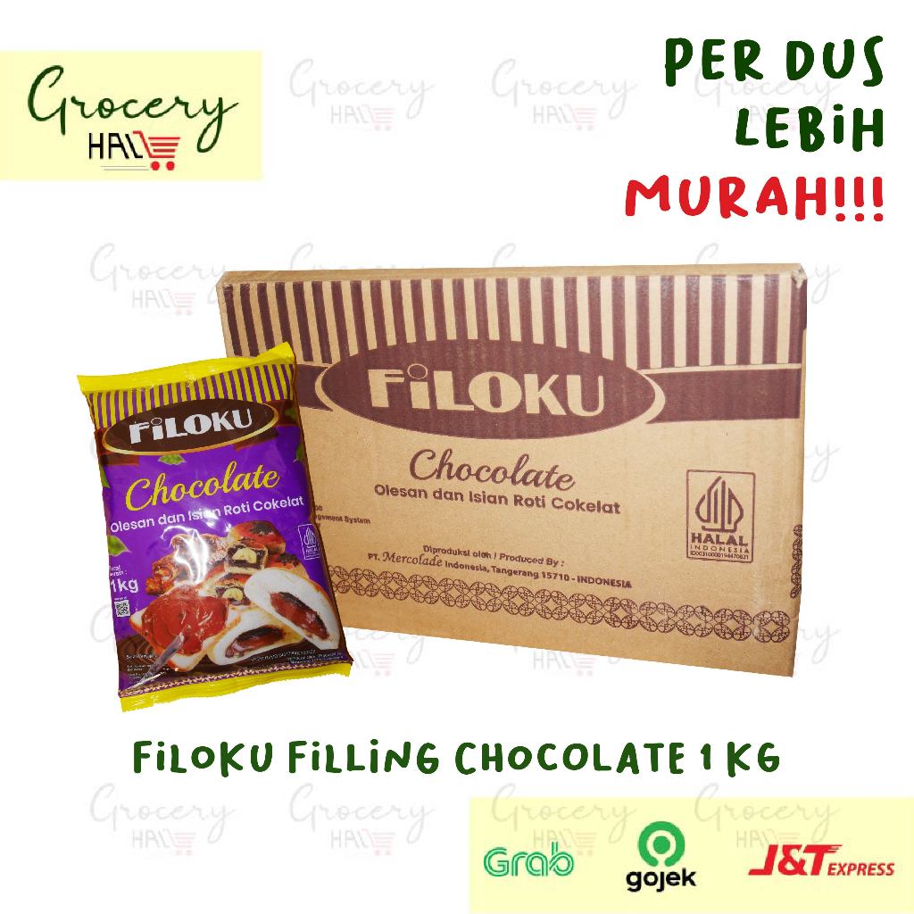 

[ HARGA DUS ] FILOKU FILLING CHOCOLATE 1 KG - ISIAN COKLAT FILOKU