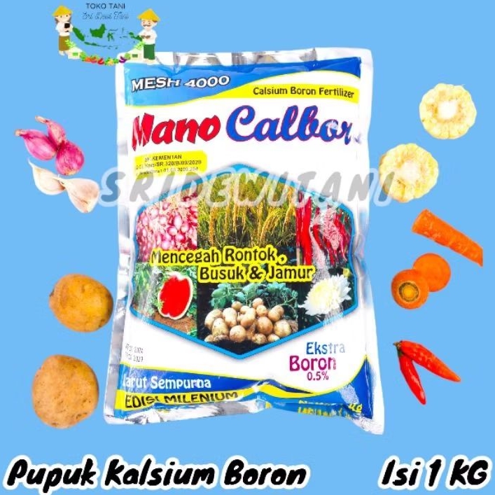 CALBOR Pupuk Kasium Boron 1 KG Pupuk Kalsium Mano Agri Nusantara