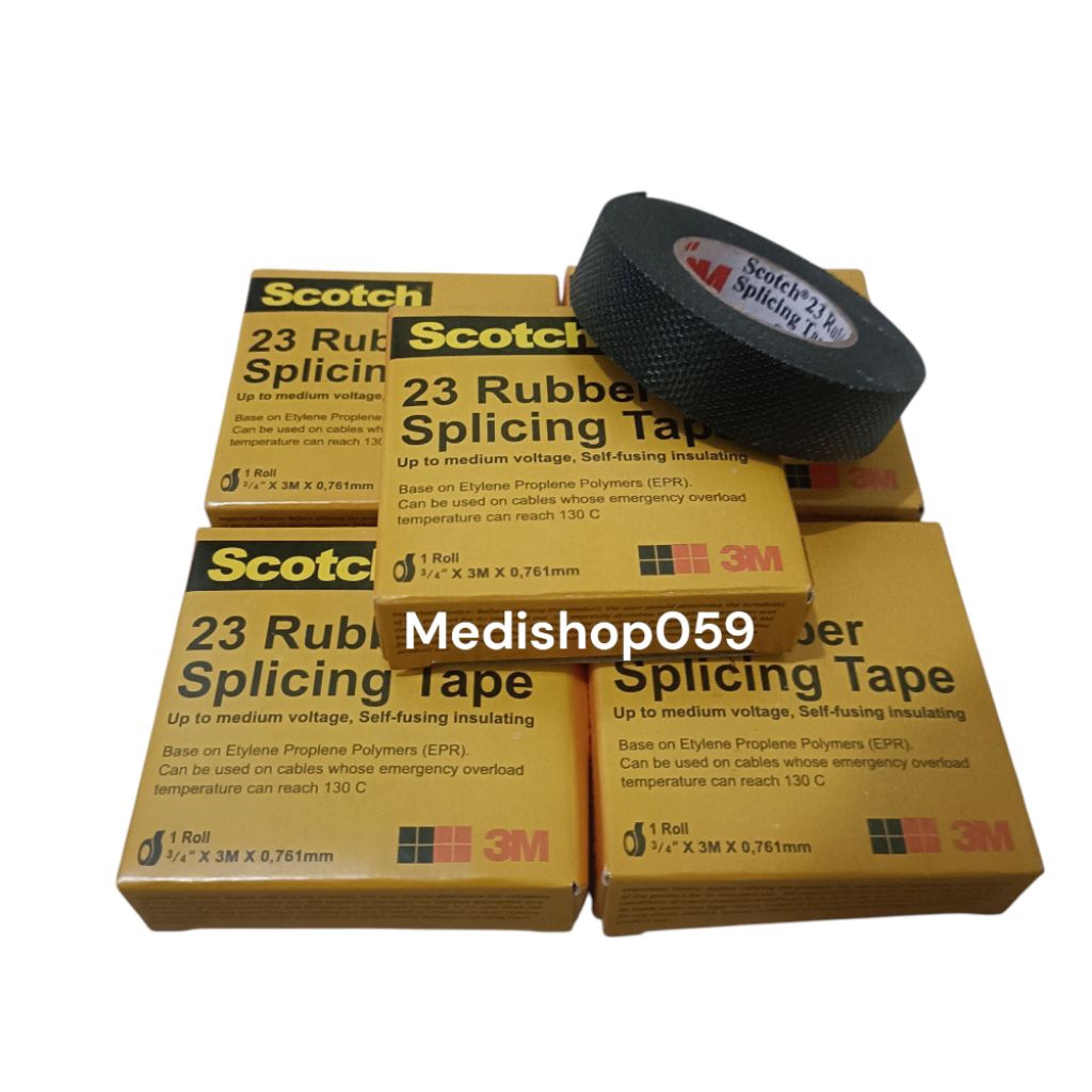 Scotch rubber tape 23 solasi tarik 3M