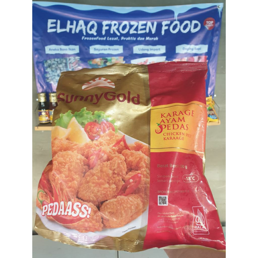 

Sunny Gold Karaage Pedas – 500g