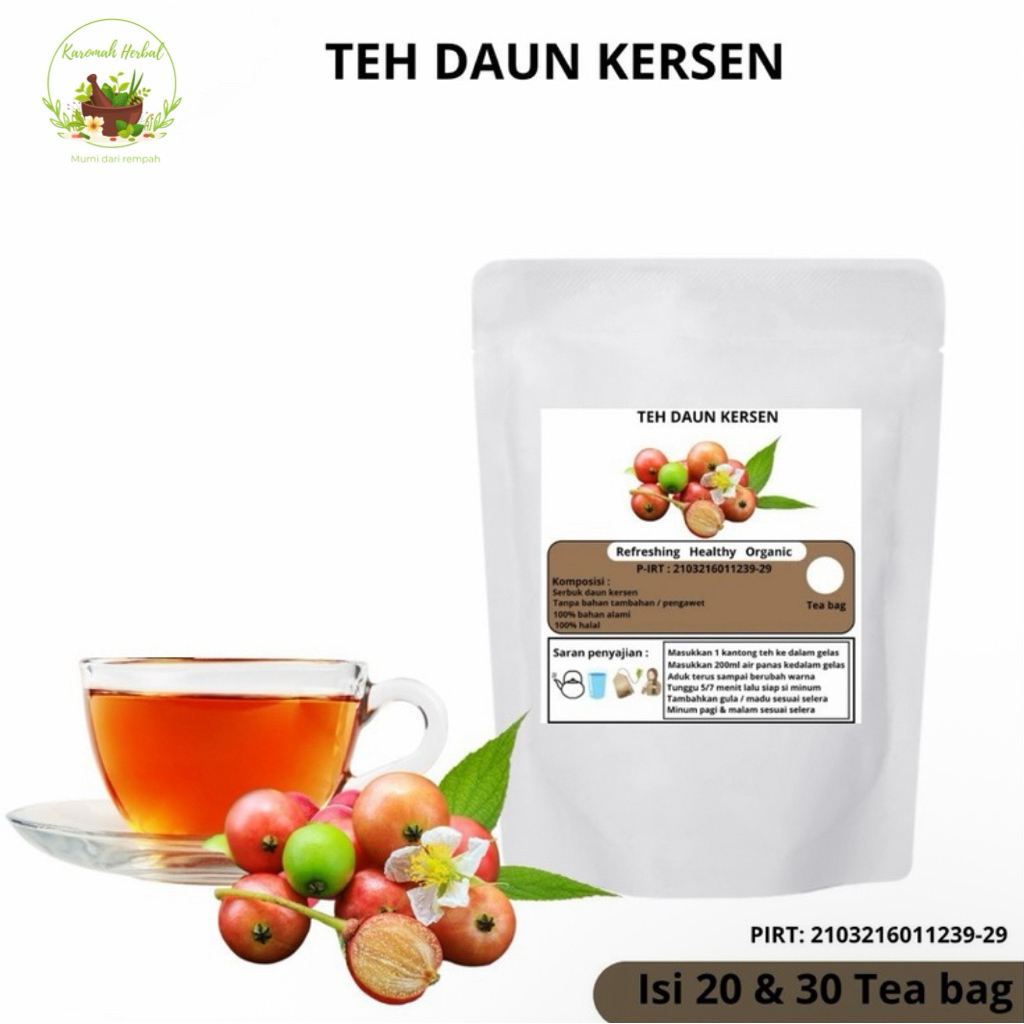 

TEH DAUN KERSEN (Cherry Indonesia) isi 20&30pcs