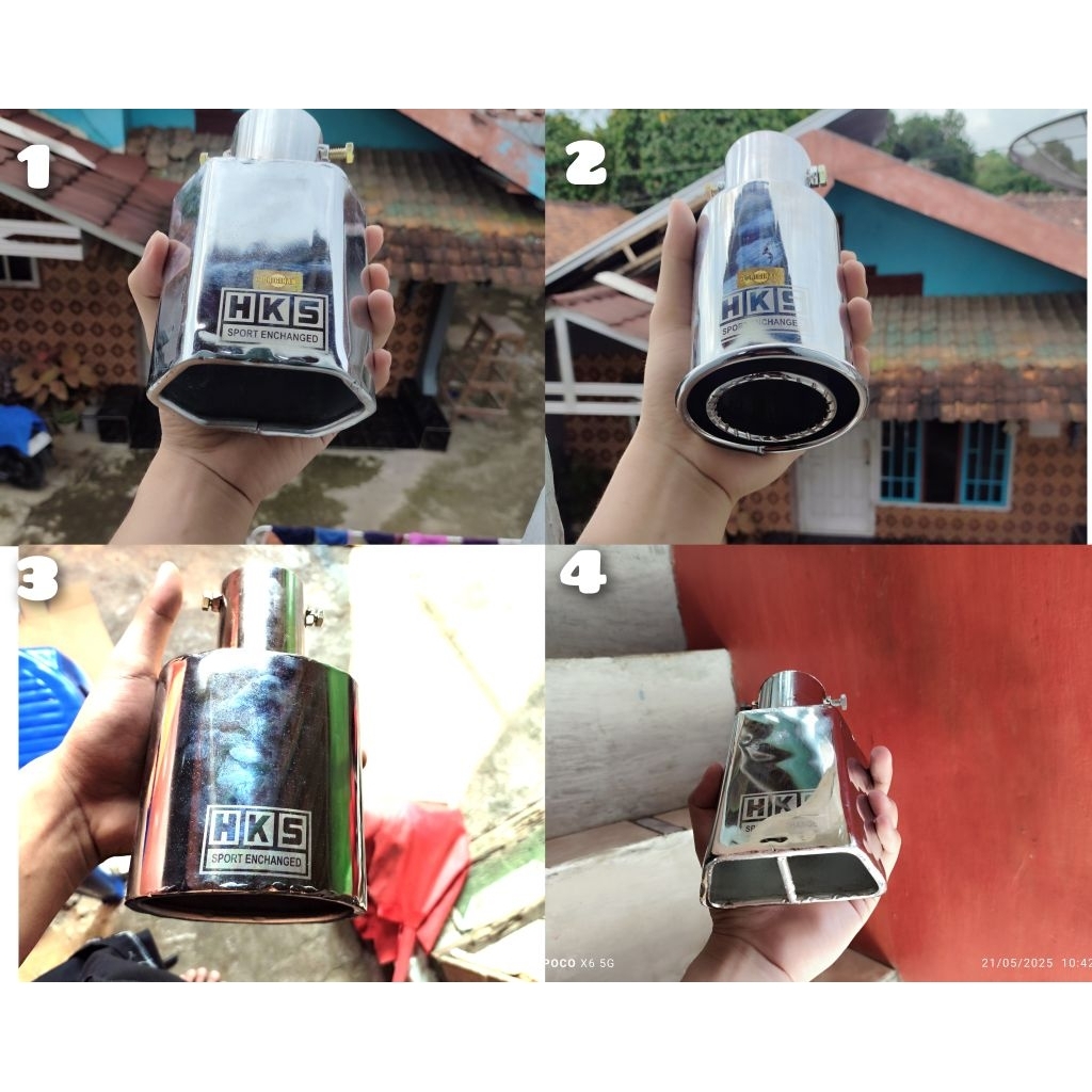 KENALPOT SUOS LOBANG 1, untuk Pic Up tinggal Baut simpel, suos Trapesium, Suos bulet, suos oval,suos