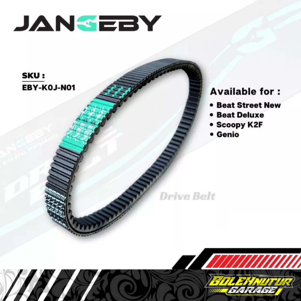 V Belt Drive Belt Jangeby Beat Deluxe Genio Scoopy Beat Street K2F V Belt Racing-Boleh Nutur Garage