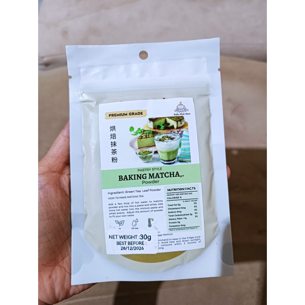 

Baking Matcha Powder | Matcha untuk Kue | Matcha Pastry