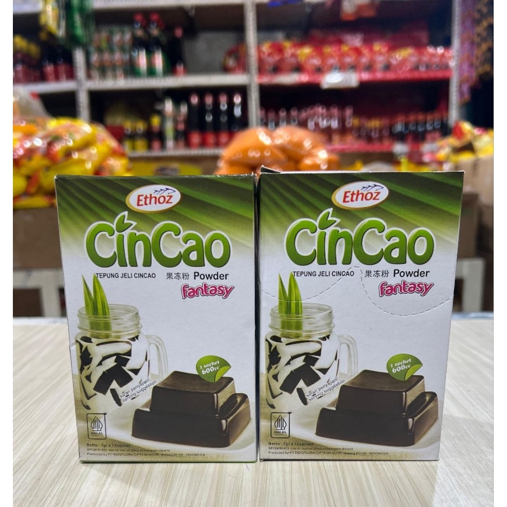 

CinCao Powder / Tepung jeli Cincao 84 gr (12 Sachet x 7 gram)