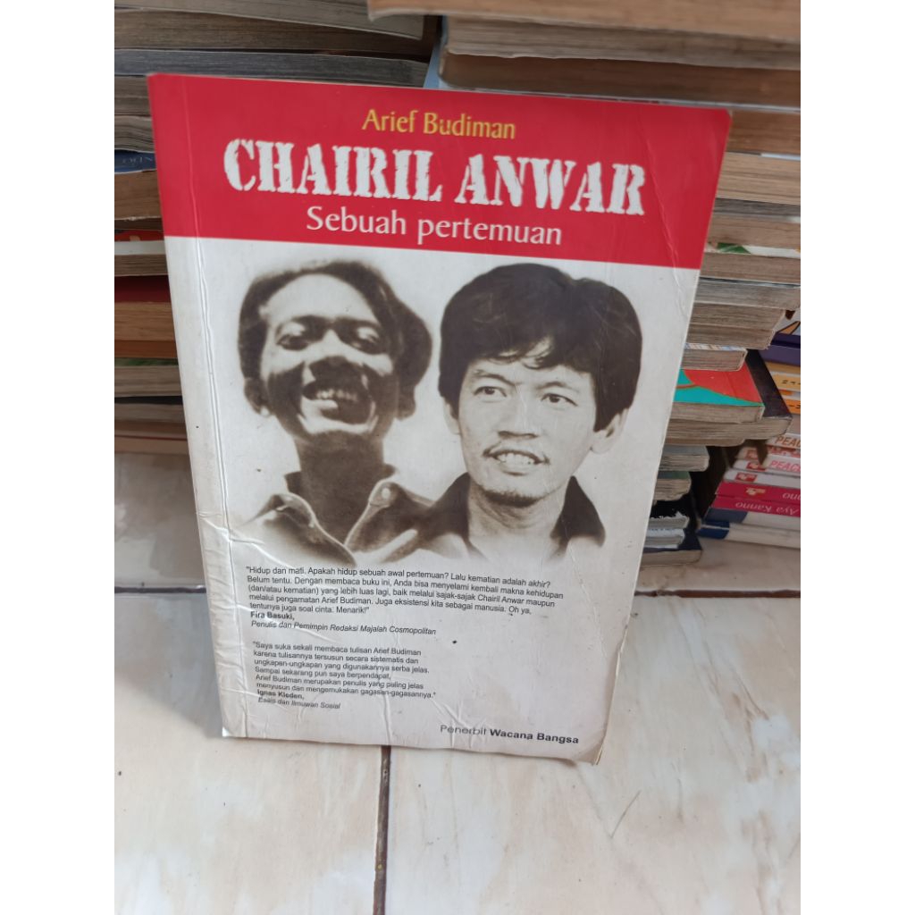 Buku Chairil Anwar Sebuah Pertemuan Original by arief Budiman