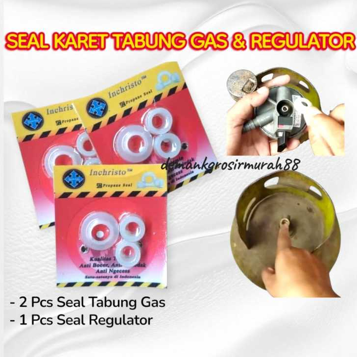 ORIGINAL KARET SEAL TABUNG GAS LPG INCHRISTO KARET SEAL REGULATOR GAS TEBAL ANTI BOCOR INCHRISTO ASL