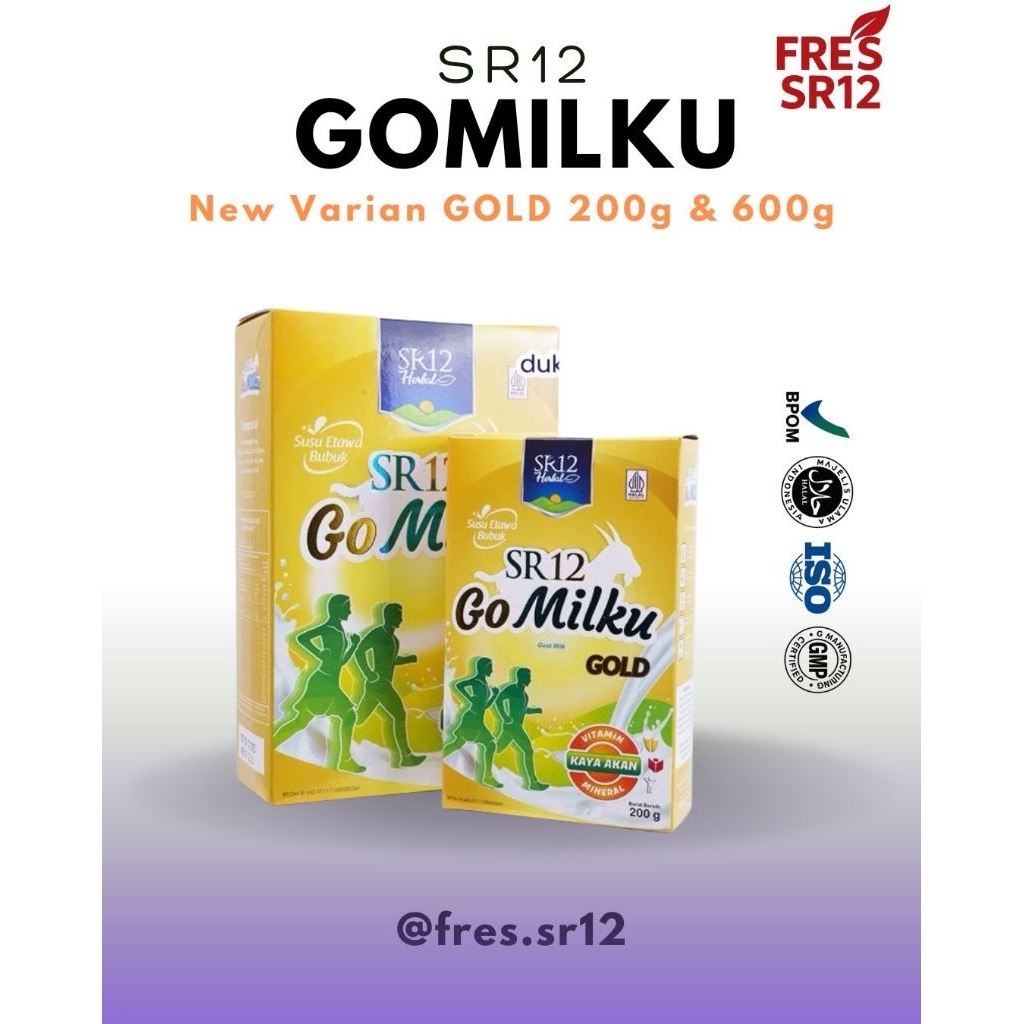 

Gomilku Gold SR12 SUSU Meningkatkan Kesehatan badan Korestrol Tulang atau sendi BY FRES.SR12