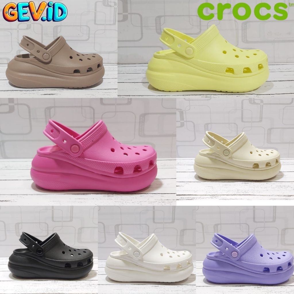 SANDAL CROCS CLASSIC CRUSH - CROCS CLASSIC CRUSH - SANDAL CROCS WANITA