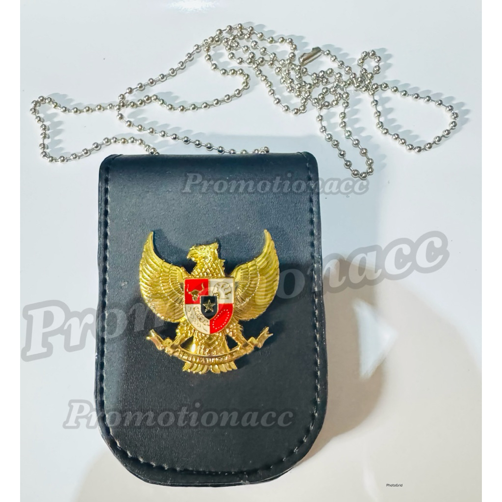 

Dompet KTA GARUDA / Dompet Kartu ID Card Name Tag Kulit Plus Kalung Rantai dan Lencana GARUDA PREMIUM 100% ORIGINAL