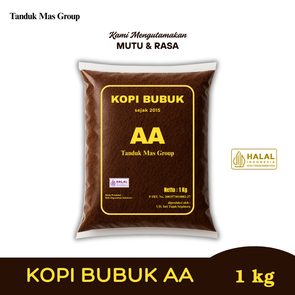 

Kopi Bubuk AA Khas Dampit 1kg