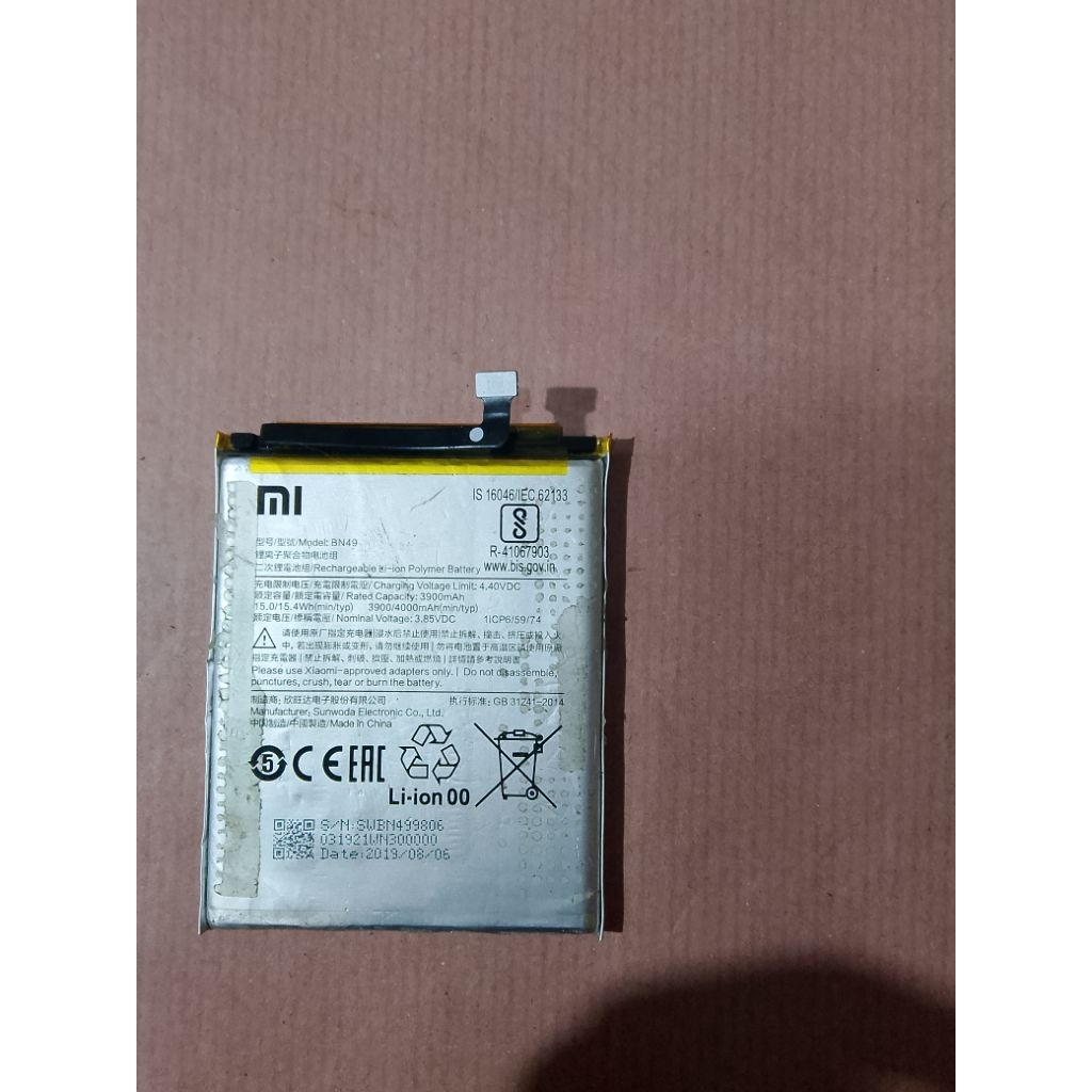 batre redmi 7a original