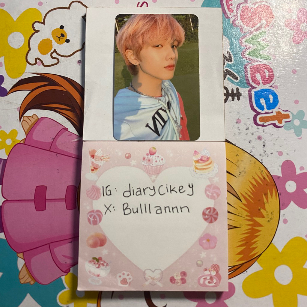 jisung nct dream hello futur epoxy sticker