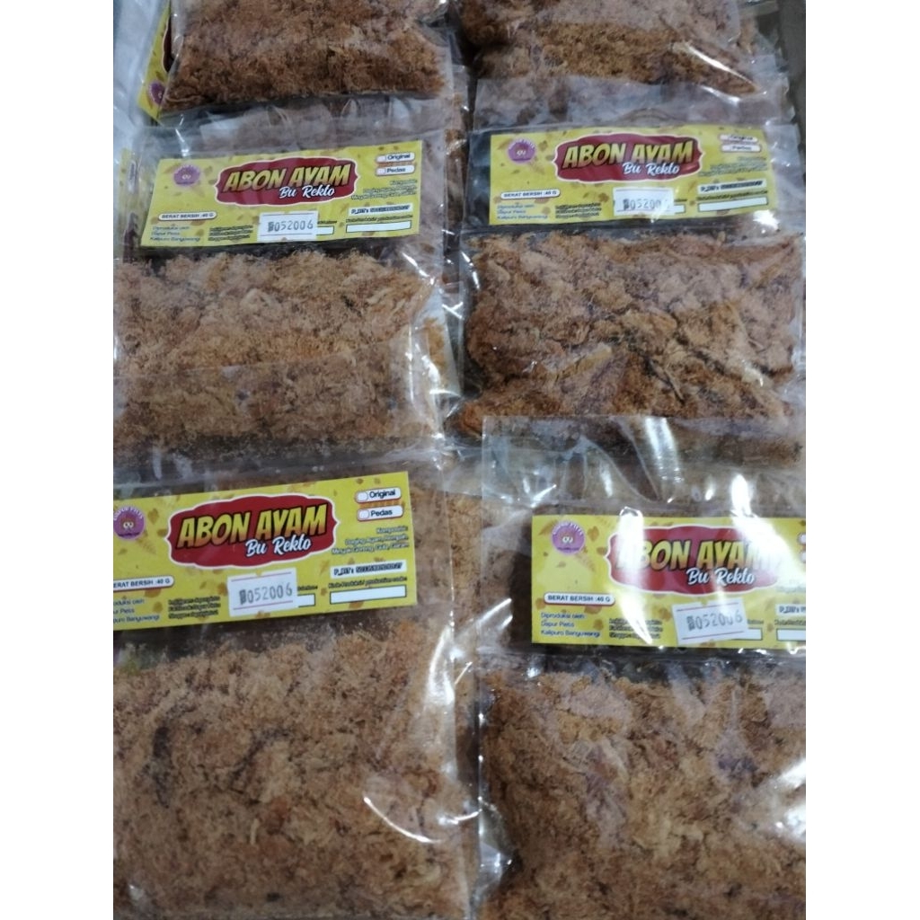 

Abon Ayam Asli Dapur Piets