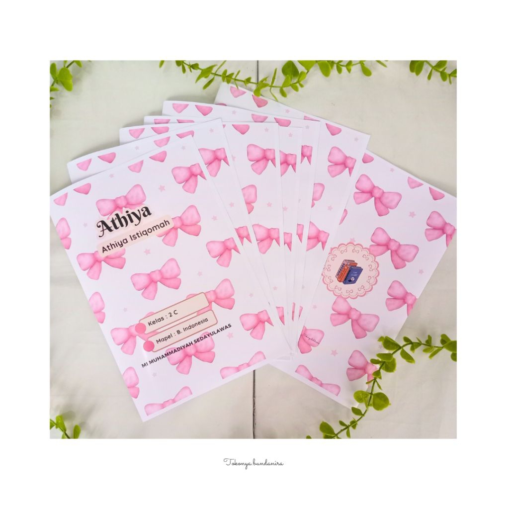 

Sampul Buku Custom Pita Lucu