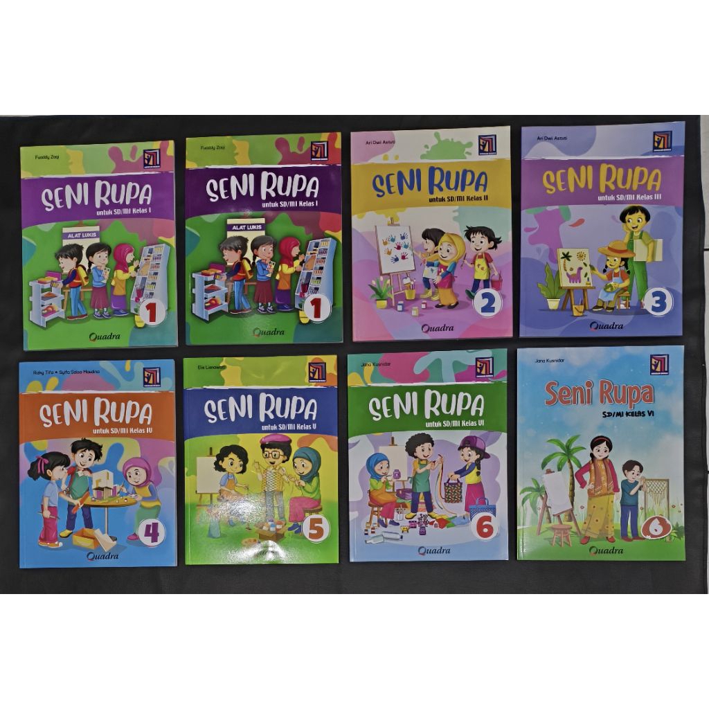 Seni Rupa Kurikulum Merdeka SD/Mi kelas 1.2.3.4.5.6. Quadra