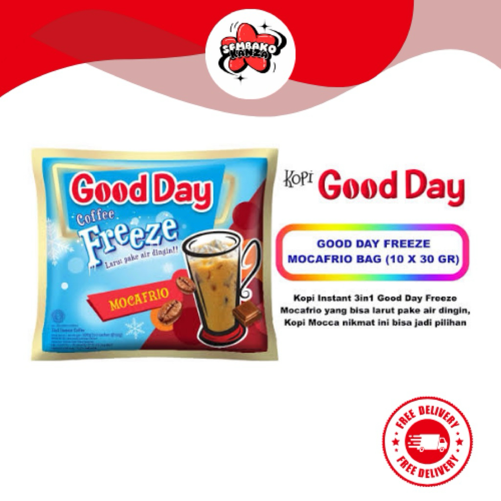

Good Day Freeze Mocafrio 1 Renceng Isi 10 pcs | Kanza Groceries