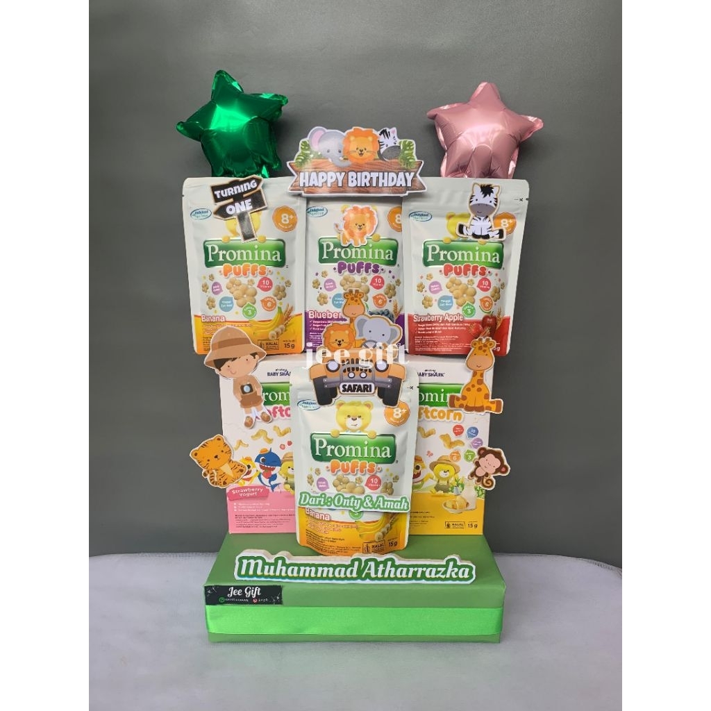 

Mading snack baby untuk Ulang Tahun/ultah/tower snack baby/hampers baby