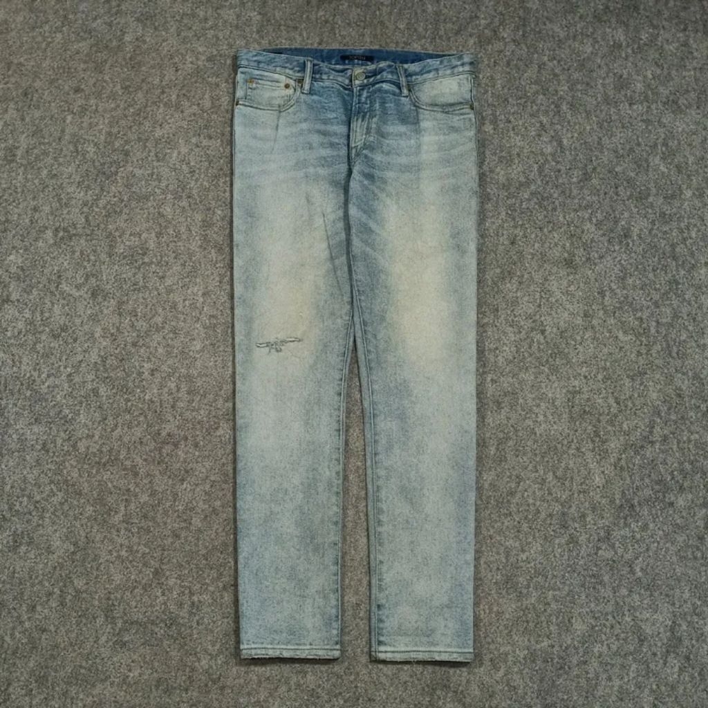 celana slim straight Jeans panjang pria TOPTEN size 33 second