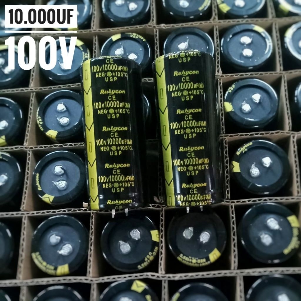 Elco Rubycon 10000uf 100v 10.000uf/100v Rubycon