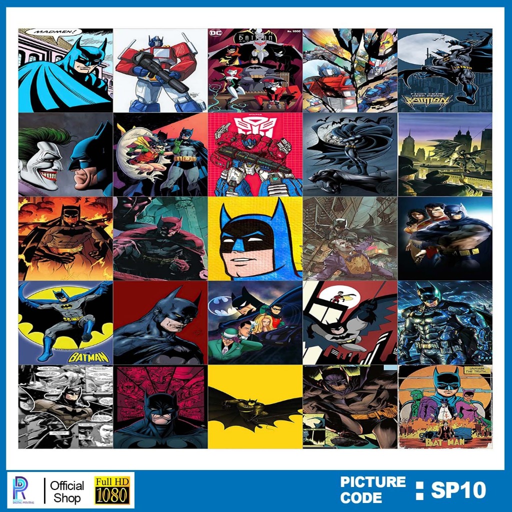 

STIKER BATMAN , STICKER BATMAN , PAKET STIKER BATMAN PER 25 PCS , KODE SP10