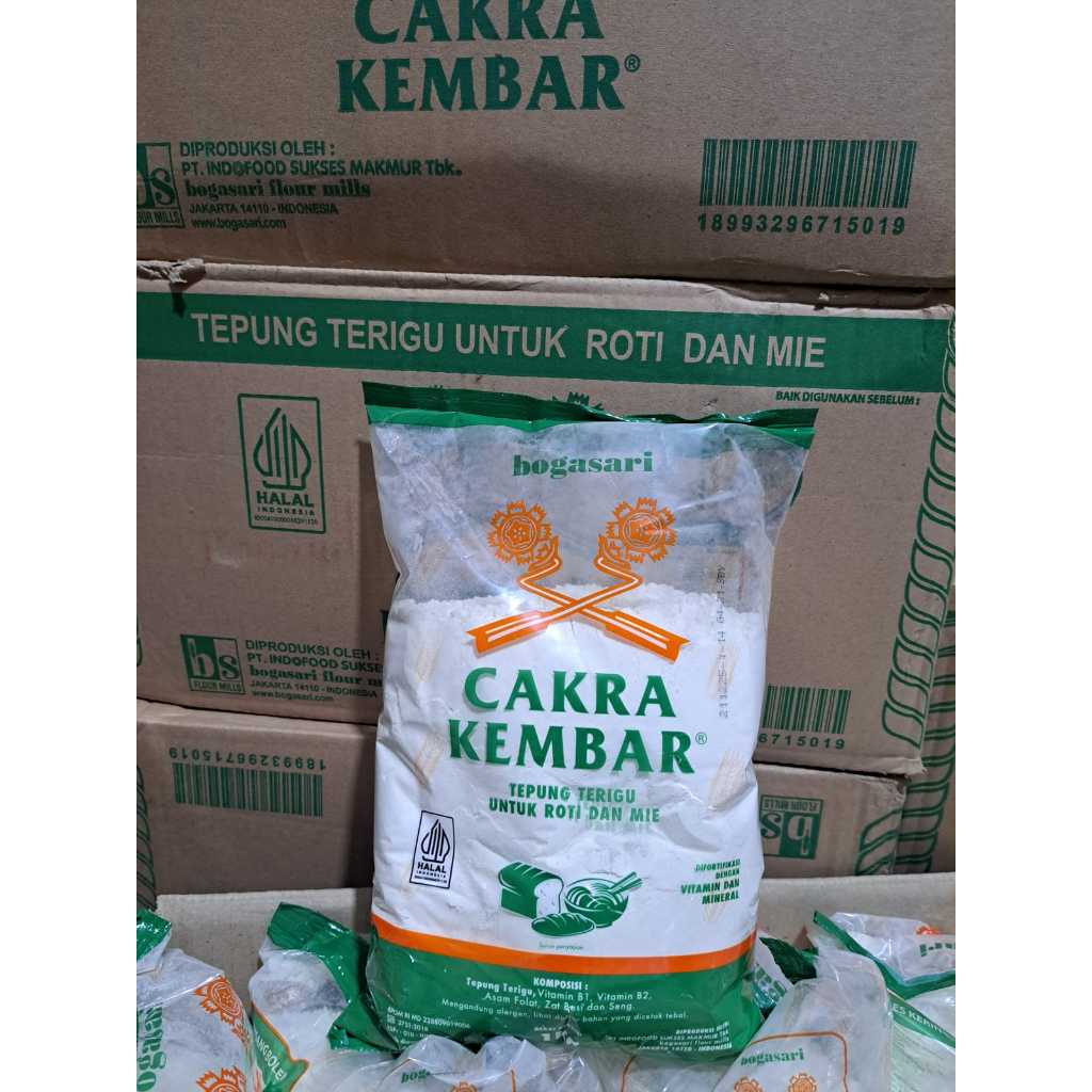 

( SIDOARJO ) TERIGU CAKRA KEMBAR/ TULIP/ SEGITIGABIRU/ LENCANA MERAH KEMASAN 1KG