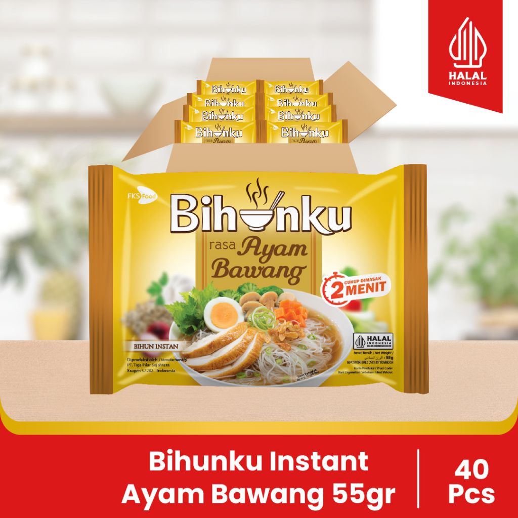 

bihunku instan ayam bawang 1 karton 40pcs 55gr