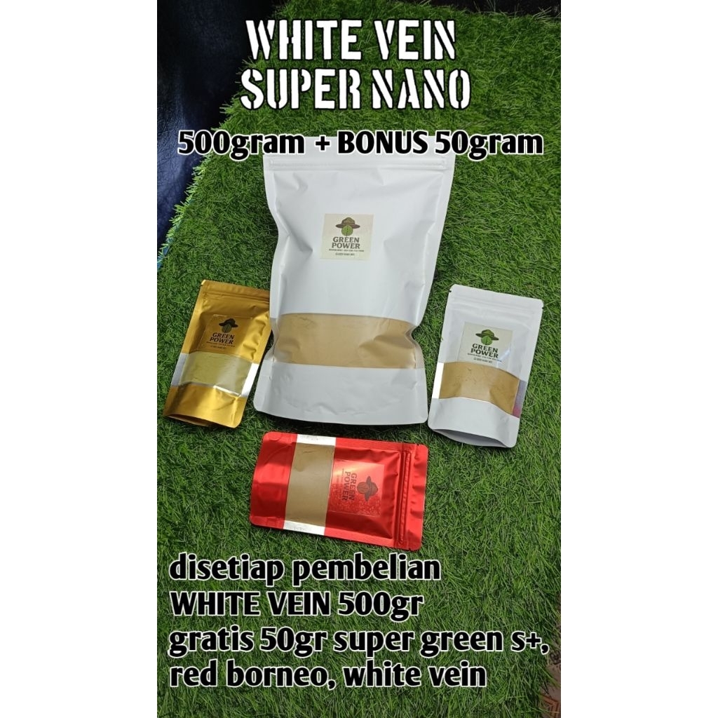 

kerah tom SUPER WHITE VEIN 500GRAM BONUS 50GRAM