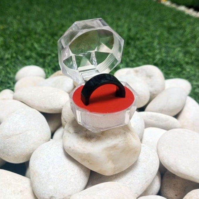 cincin ring giok blackjade aceh asli flat
