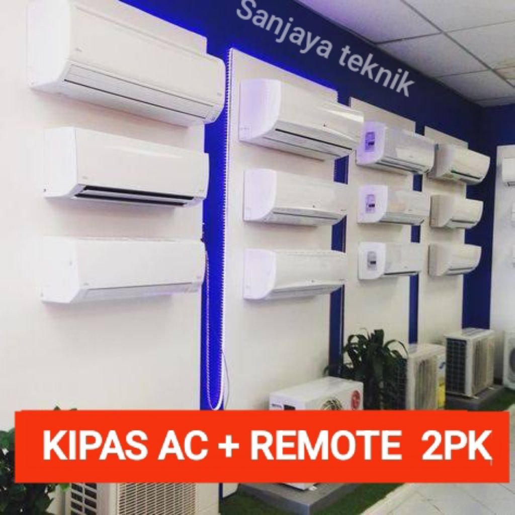 Kipas angin model AC remote 2pk / Kipas angin AC / KIPAS angin hemat listrik 25 watt