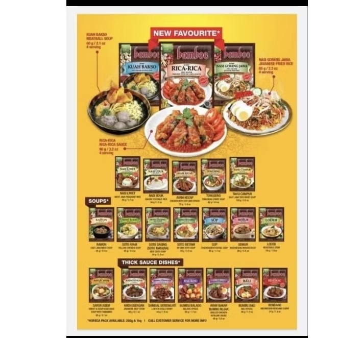 

Bamboe Bumbu Instan 69 gr