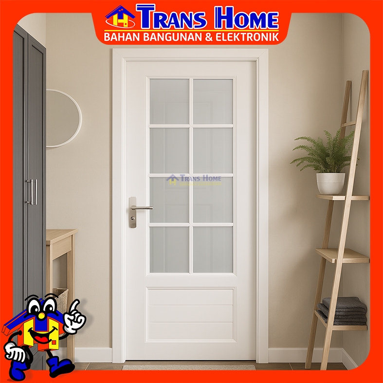 Pintu UPVC ICEPOL IC 009 FD White (ICEPOL)