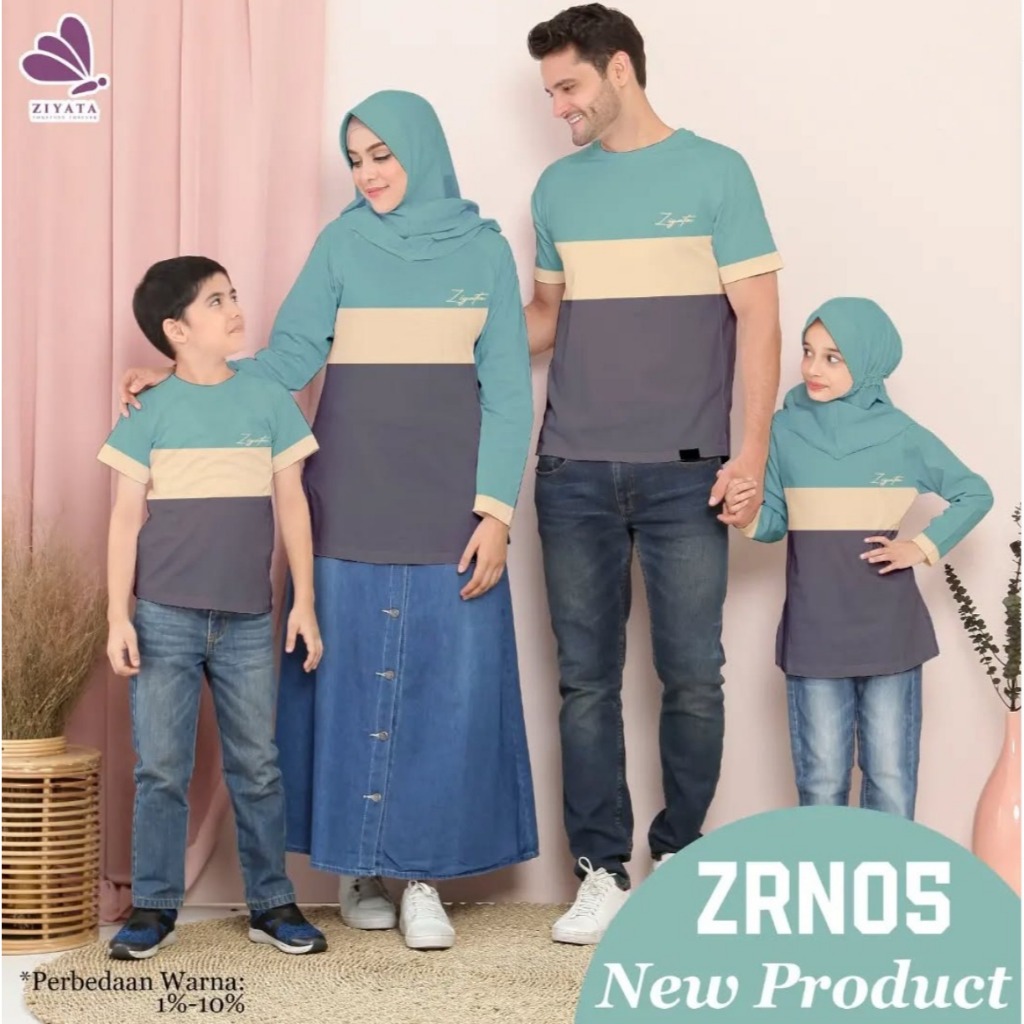 Baju Couple Pasangan Kaos Couple Keluarga Lengan Panjang