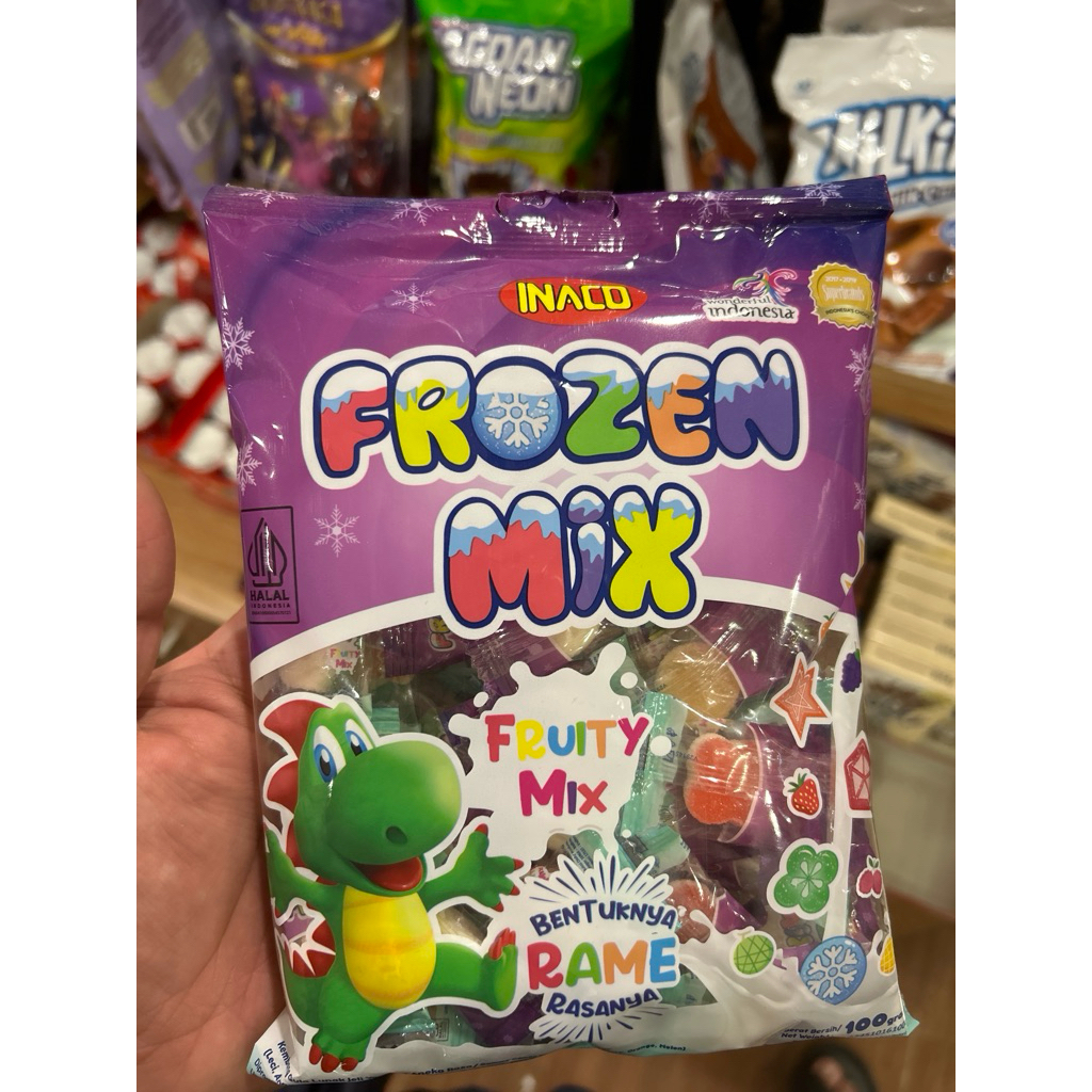 

Inaco frozen mix 100gram permen