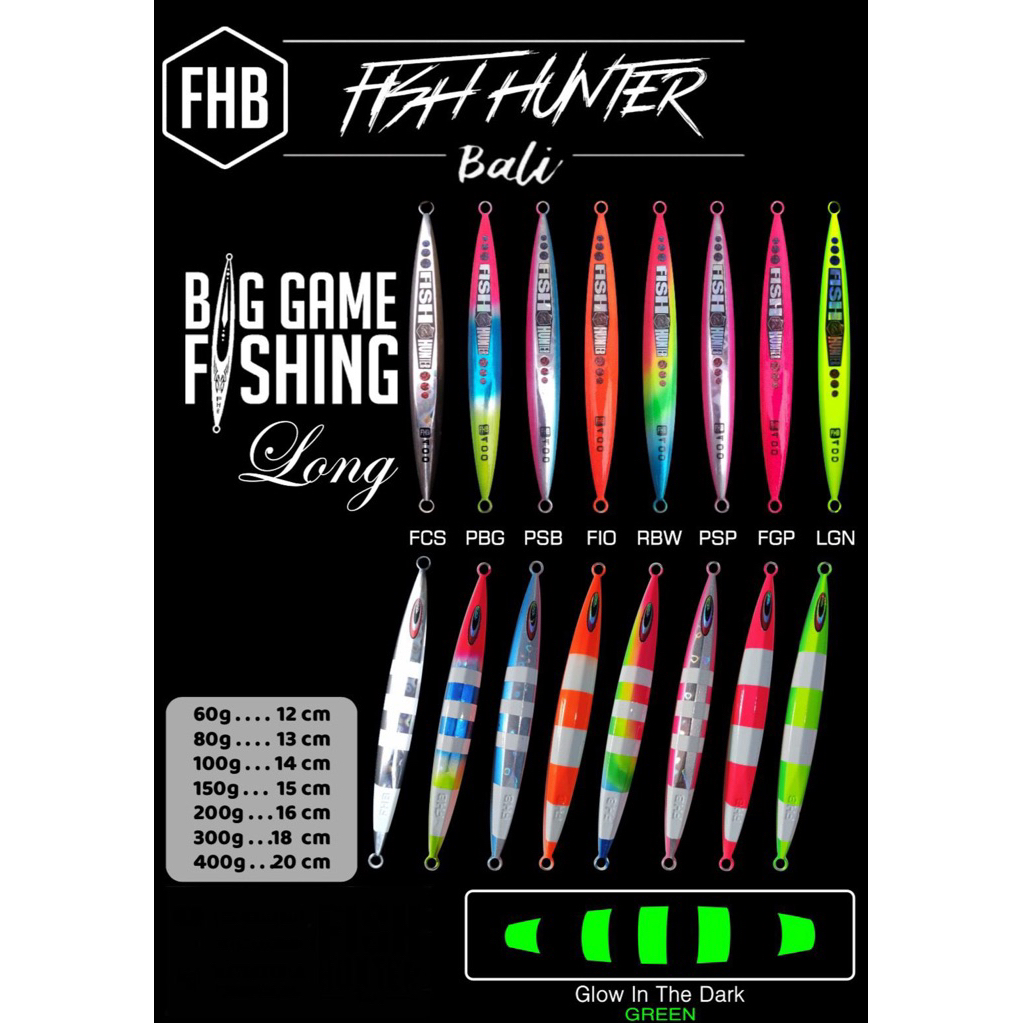 UMPAN PANCING JIGGING / JIG FISH HUNTER BALI 100 GRAM