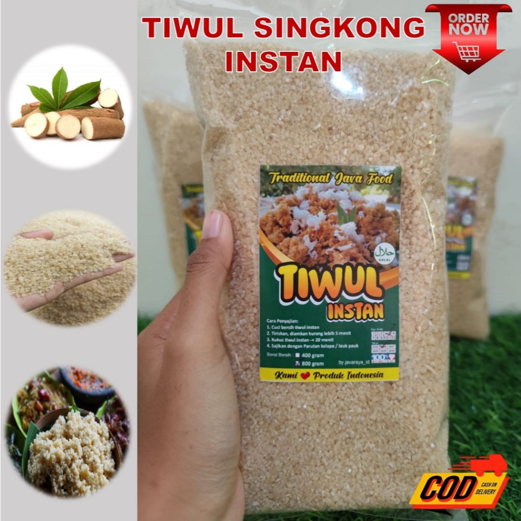 

Beras Oyek Singkong Oyek/Tiwul Instan